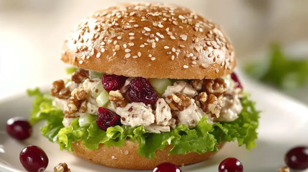 Cranberry Walnut Chicken Salad (4)